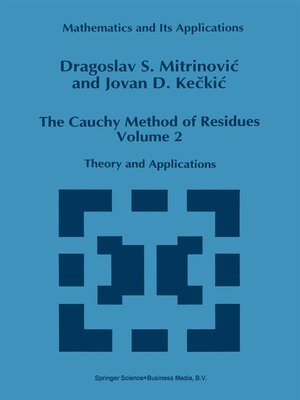 cover image of The Cauchy Method of Residues